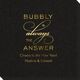 Bubbly is the Answer Linen Like Napkins Image 3 of 5